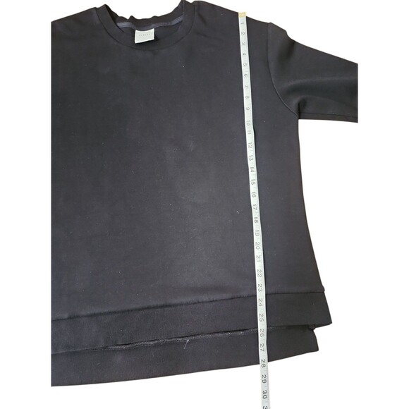 Varley Charter 2.0 Oversized Side Zip Sweatshirt Women's Large Black Doublesoft - Picture 9 of 9